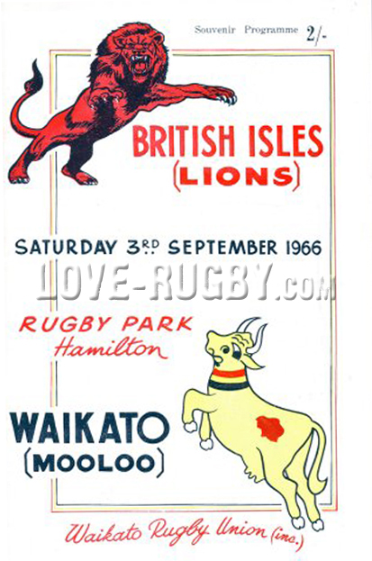 1966 Victoria v British Isles  Rugby Programme